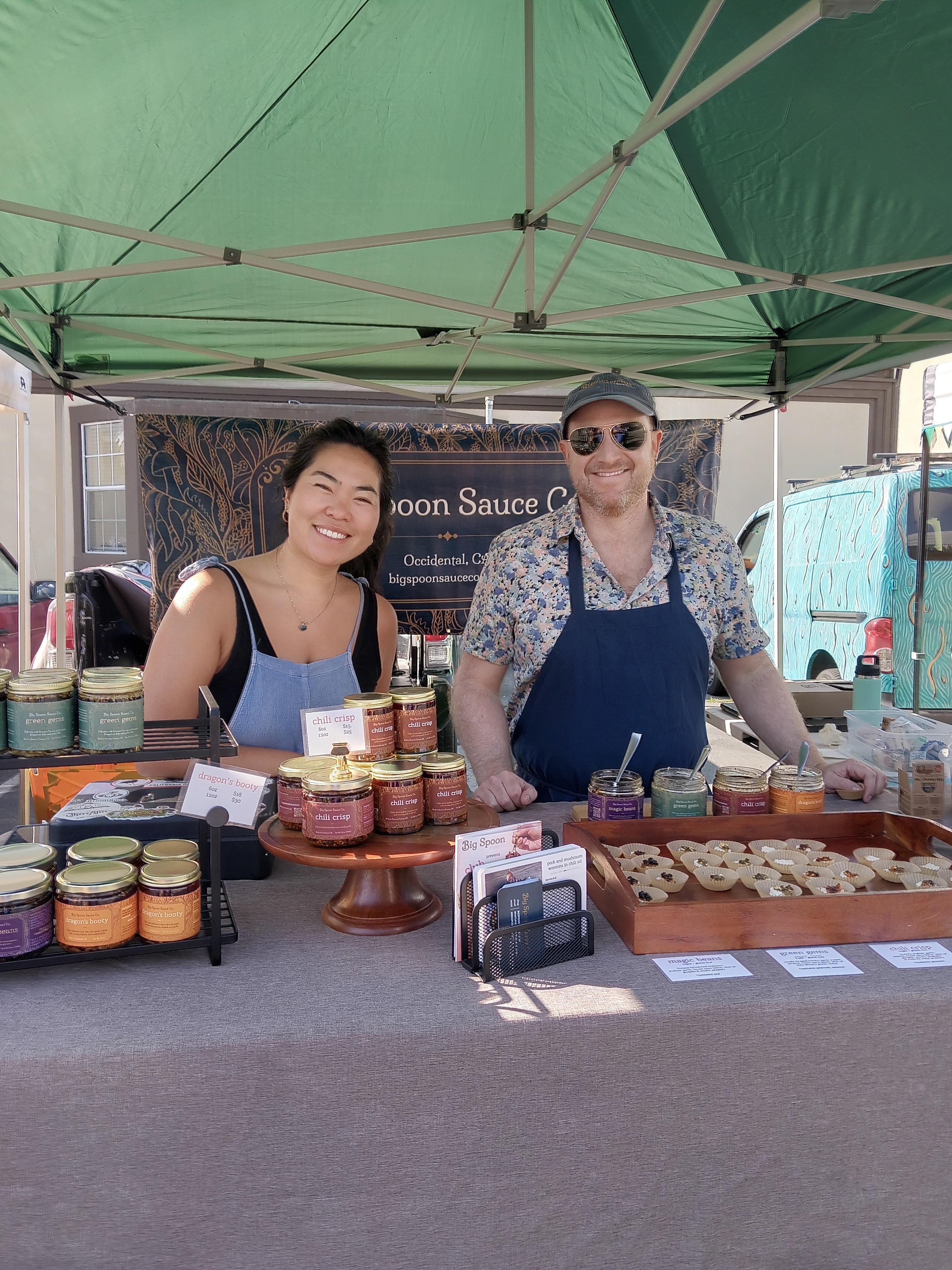 Lani and Nate at Farmers Market