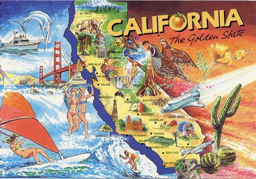 california postcard
