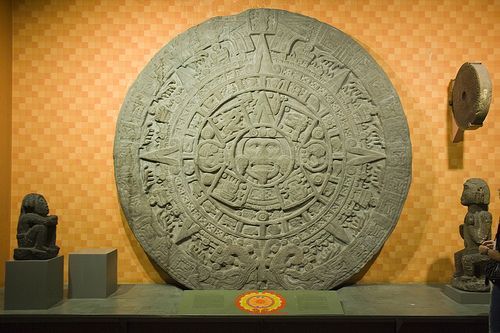 Maya stone calendar