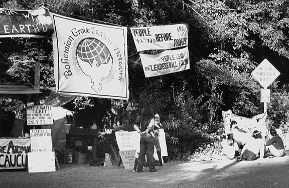 Bohemian-grove-front-gate-pic-3-banners