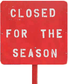 Closed season