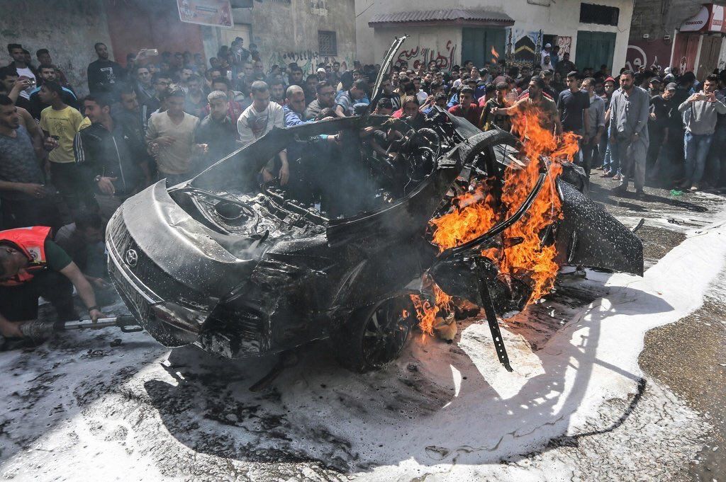 gaza twitter damage