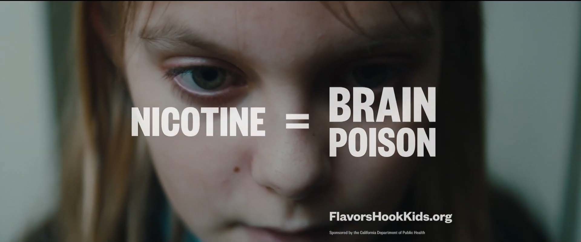 nicotine brainpoison