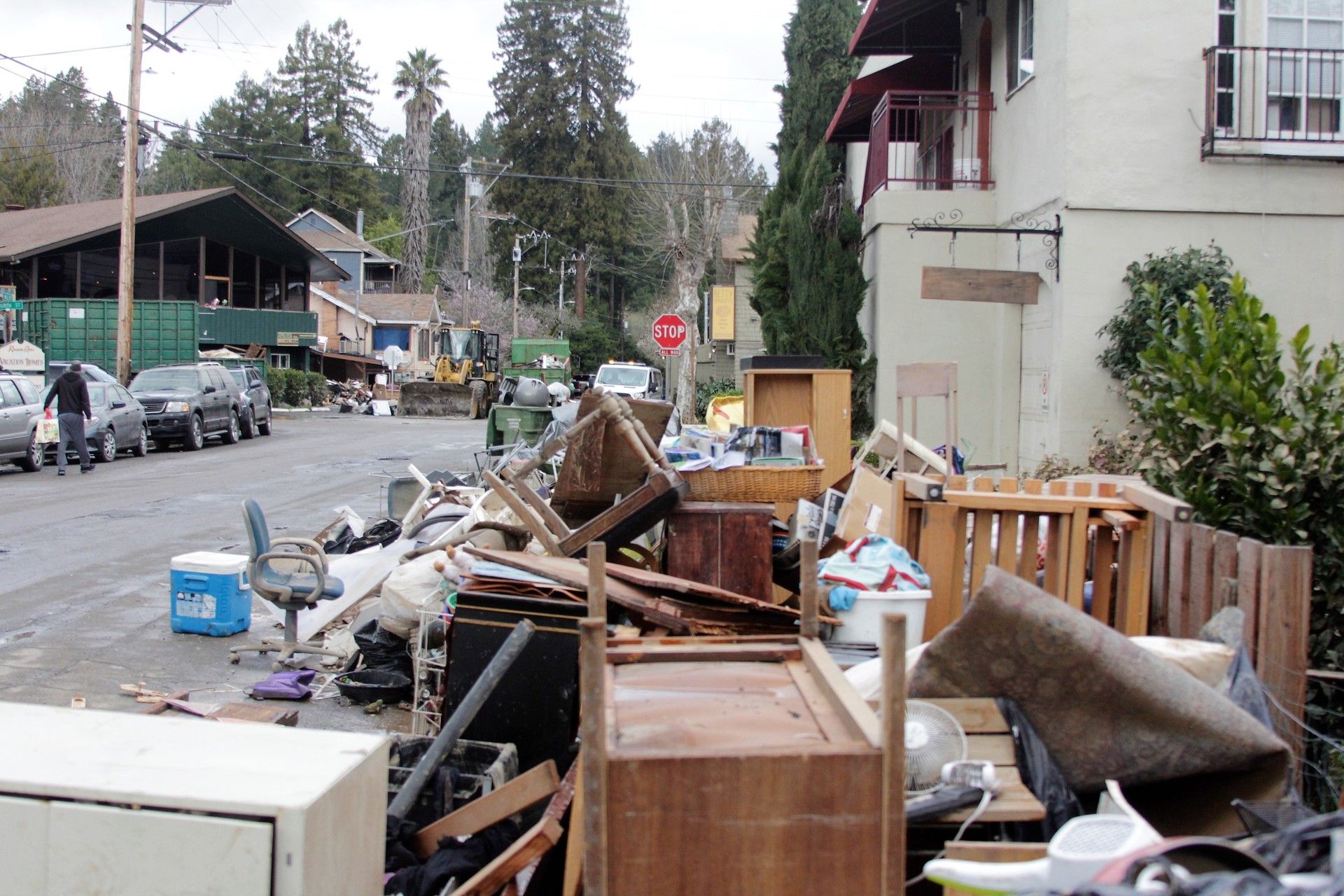 flood debris