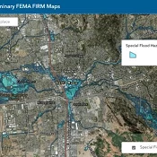 FEMA preliminary flood map